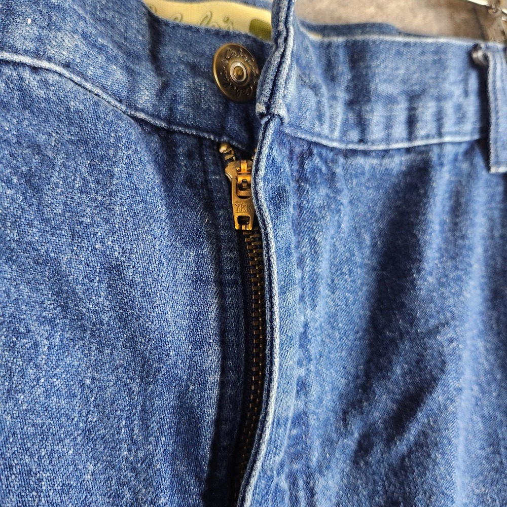 Cabela's Denim Utility Shorts Mens 40 Blue Carpenter Relaxed Elastic Waist ST130 - Picture 10 of 16